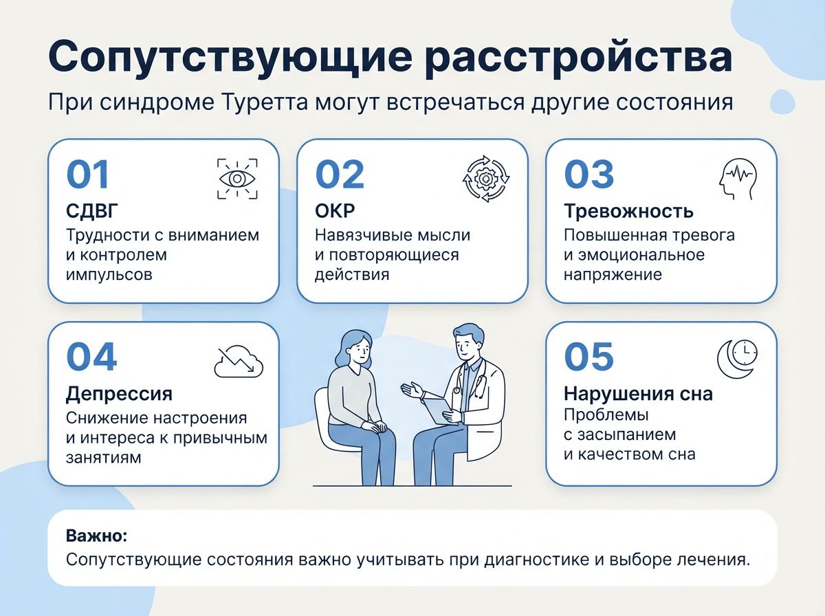 Лечение синдрома Туретта в Новокубанске инфографика